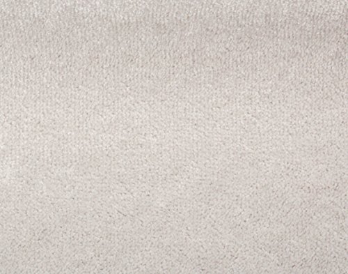 Teppichboden Shaggy Hochflorteppich Bodenbelag Auslegware Uni hellgrau 250 x 400 cm. Weitere Farben und Größen verfügbar