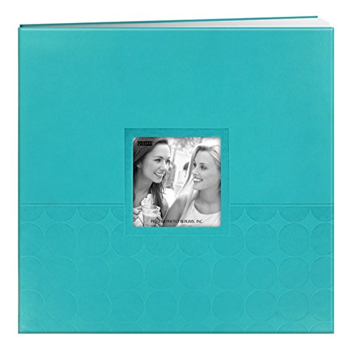 Pioneer geprägt Post Bound Scrapbook Album 30,5 x 30,5 cm – Aqua Circles,