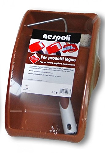 Nespoli Kit mit Wanne und Mini TEFLON-11 cm Lack für Holz