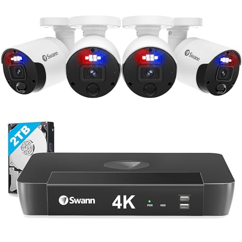 4 Kamera 8 Kanal 4K Ultra HD Pro Enforcer NVR Sicherheitssystem