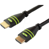 TECHly HDMI Anschlusskabel [1x HDMI-Stecker - 1x HDMI-Stecker] 15 m Schwarz