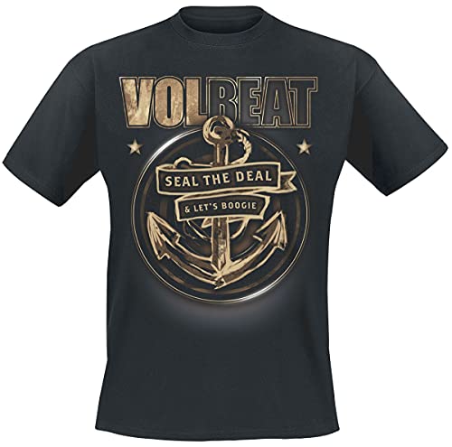 Volbeat Anchor Männer T-Shirt schwarz XL 100% Baumwolle Band-Merch, Bands, Nachhaltigkeit
