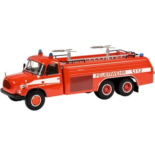 Schuco Tatra T138 Feuerwehr DDR rot Modellauto 1:43