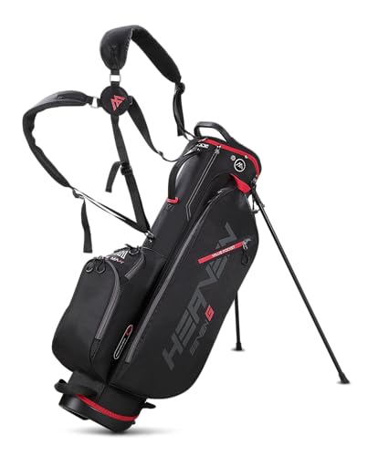 Big Max Heaven 7 G Standbag - Sunday Golfbag (Black/red)