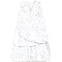 HALO® Sleep SleepSack® Pucktuch, 1.5 TOG 100% Baumwolle, Swaddle für Neugeborene, Baby Wickelschlafsack für mehr Sicherheit, Unisex für Jungen und Mädchen, 4-6 Monate, Midnight Moons Pink