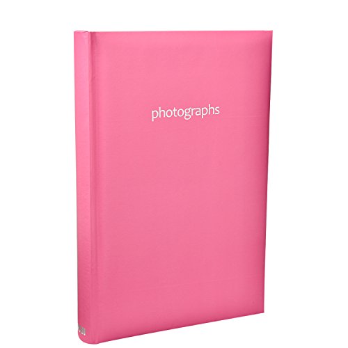 Arpan Einsteck-Fotoalbum, groß, für 300 Fotos à 15 x 10 cm, Pink, 300 Stück