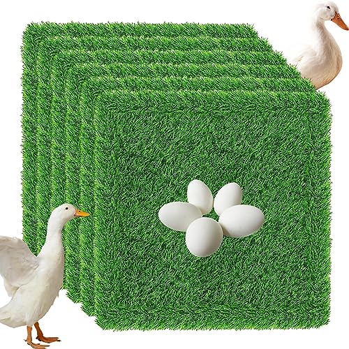 Zceplem Nistunterlagen | Stallunterlage zum Nisten | Tragbare wiederverwendbare Hühnereinstreu Matten für Hühnerstall und Eier legen, Kompostieren, Hen Nistkästen