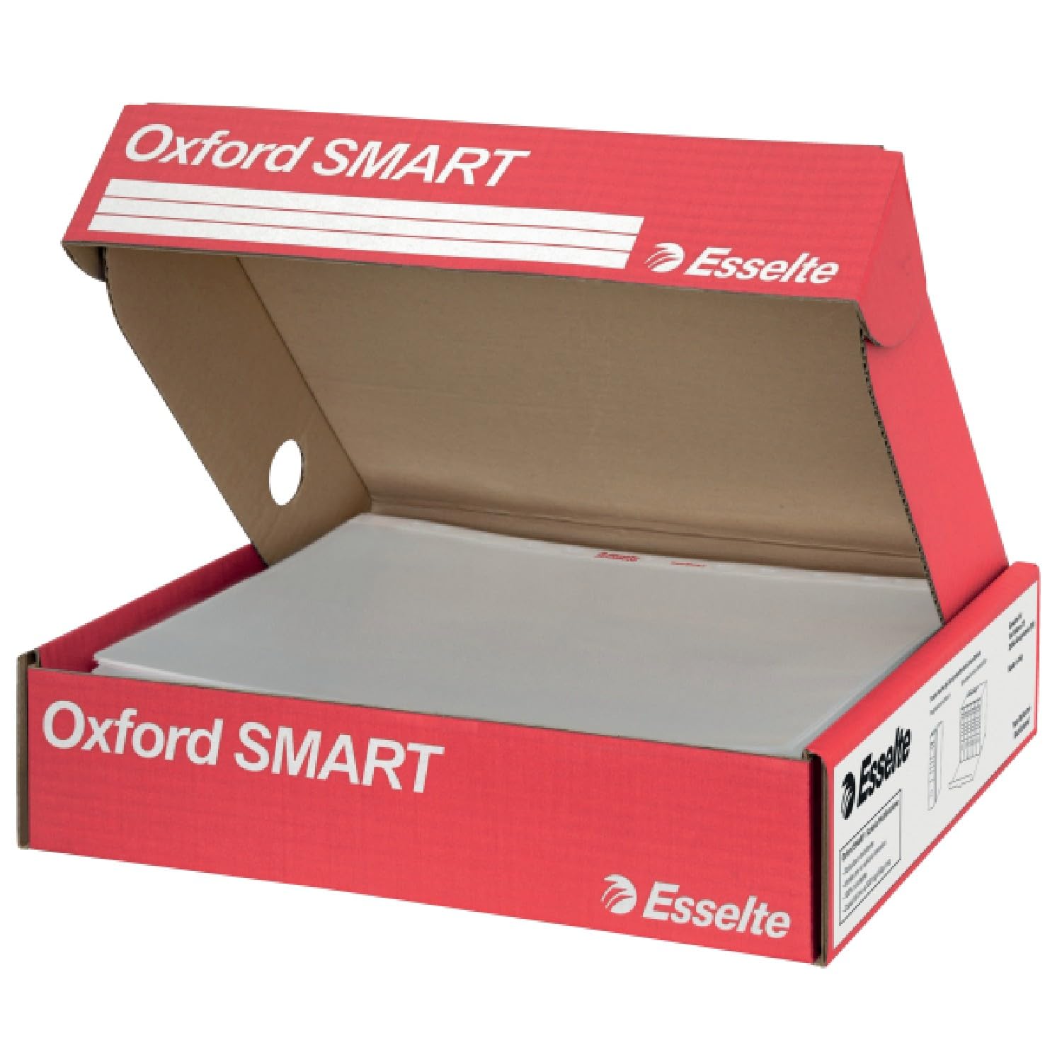 Esselte Oxford Smart, Deluxe-Briefumschläge, Protokollformat, antireflektierend, mit Mehrzweckbox, geeignet für Zuhause und Büro, 6 Packungen mit 50 Stück, 391098600