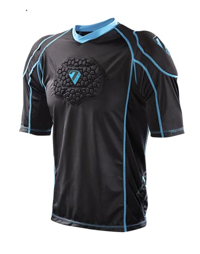 Seven Unisex – Erwachsene Flex Body T-Shirt, schwarz-blau, M
