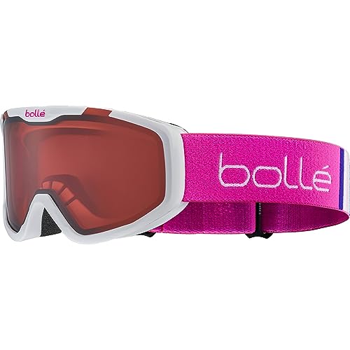Bollé - ROCKET Skibrille Junior, weiß und rosa matt - Vermillon Cat 2