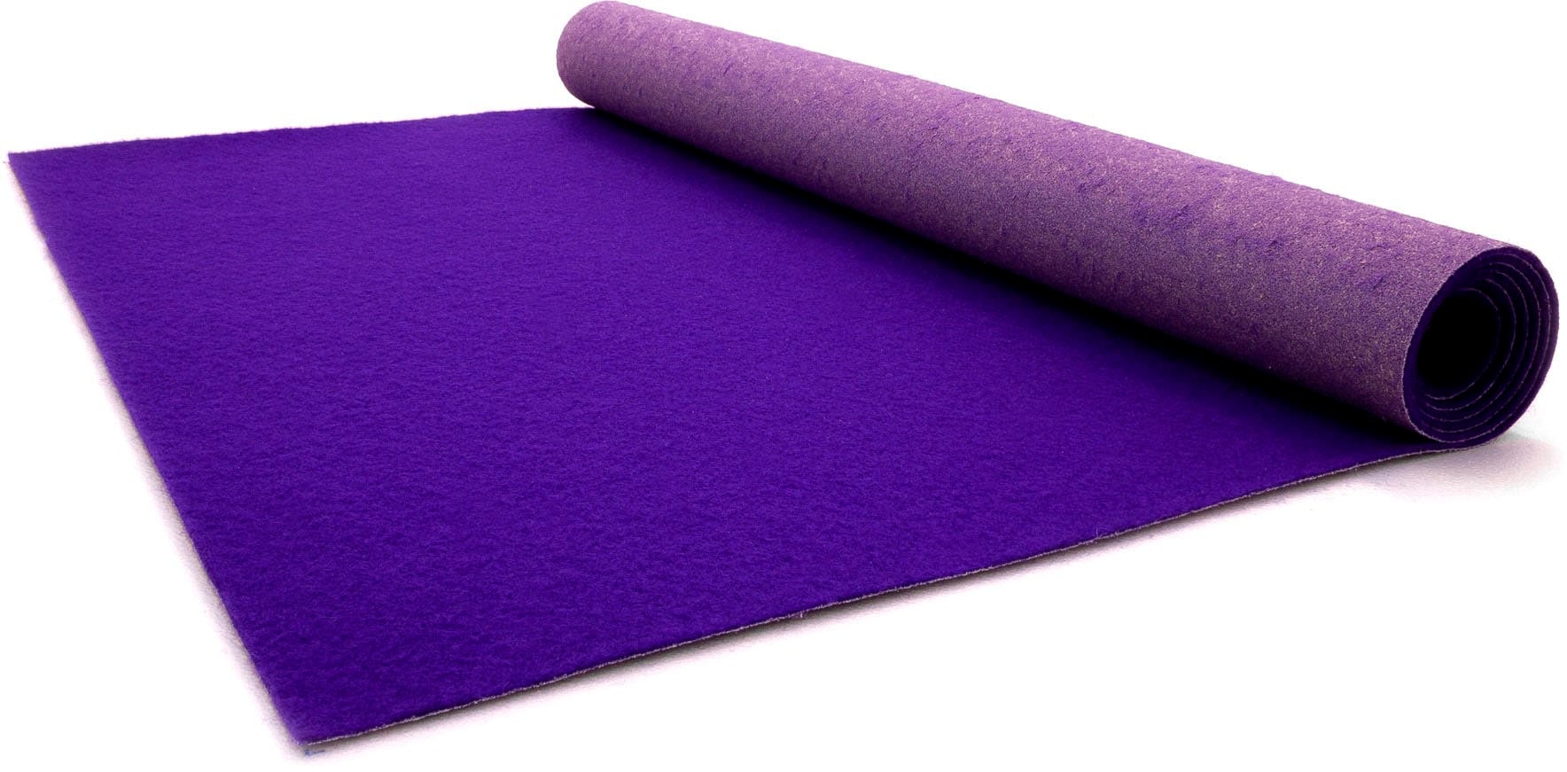 Primaflor-Ideen in Textil Läufer Eventteppich PODIUM, rechteckig, 2,6 mm Höhe, Breite 100 cm, robuster Nadelfilz, Uni Farben, In- und Outdoor geeignet