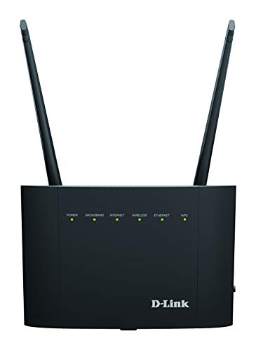 D-Link DSL-3788 Modem Router VDSL/ADSL Wi-Fi AC1200, 802.11ac Wave 2, Dual-Band, 4 Gigabit-Ports, USB 2.0 Anschluss
