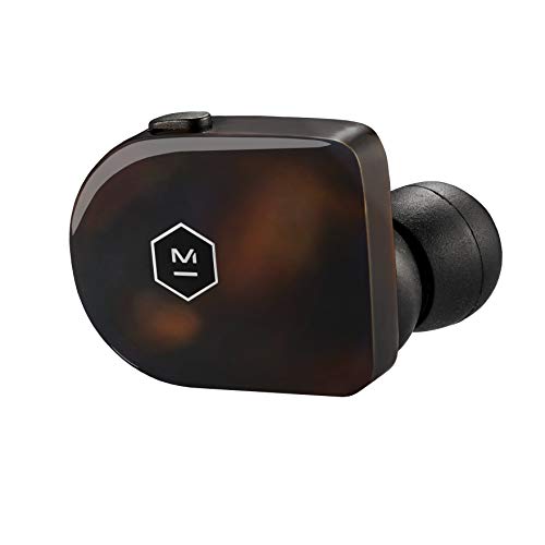Master & Dynamic MW07TS True Wireless Kopfhörer (3,5h Akkulaufzeit pro Ladung, Edelmetall-Ladecase, IPX4) Tortoise Shell
