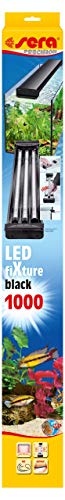 sera 31280 LED fiXture black 1000 - Aufsatzlampe für LED Röhren, 100 cm Länge, schwarz