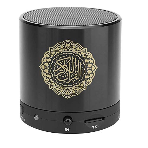 Digital Quran Player, 8 GB TF Drahtlose Fernbedienung USB Muslim Quran Lautsprecher, 19 Sprachen FM-Radio 5 Warr HD Lautsprecher Elektronisch sprechender Quran Reader Geschenk