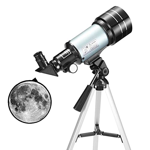 Telescope Astronomic Professional, 300X70mm HD Lens Zoom Monocular Telescope for Space Night Vision Moon Nebula Outdoor Camping WOWCSXWC