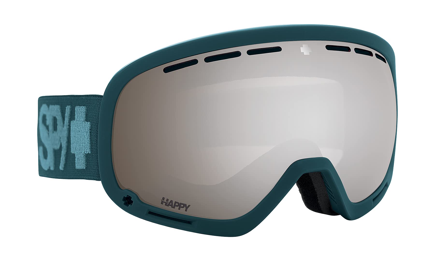 SPY OPTICS - Marshall Monochrome Teal Happy ML Rose Silver Spectra Mirror, Skibrille, Medium, Unisex Erwachsene