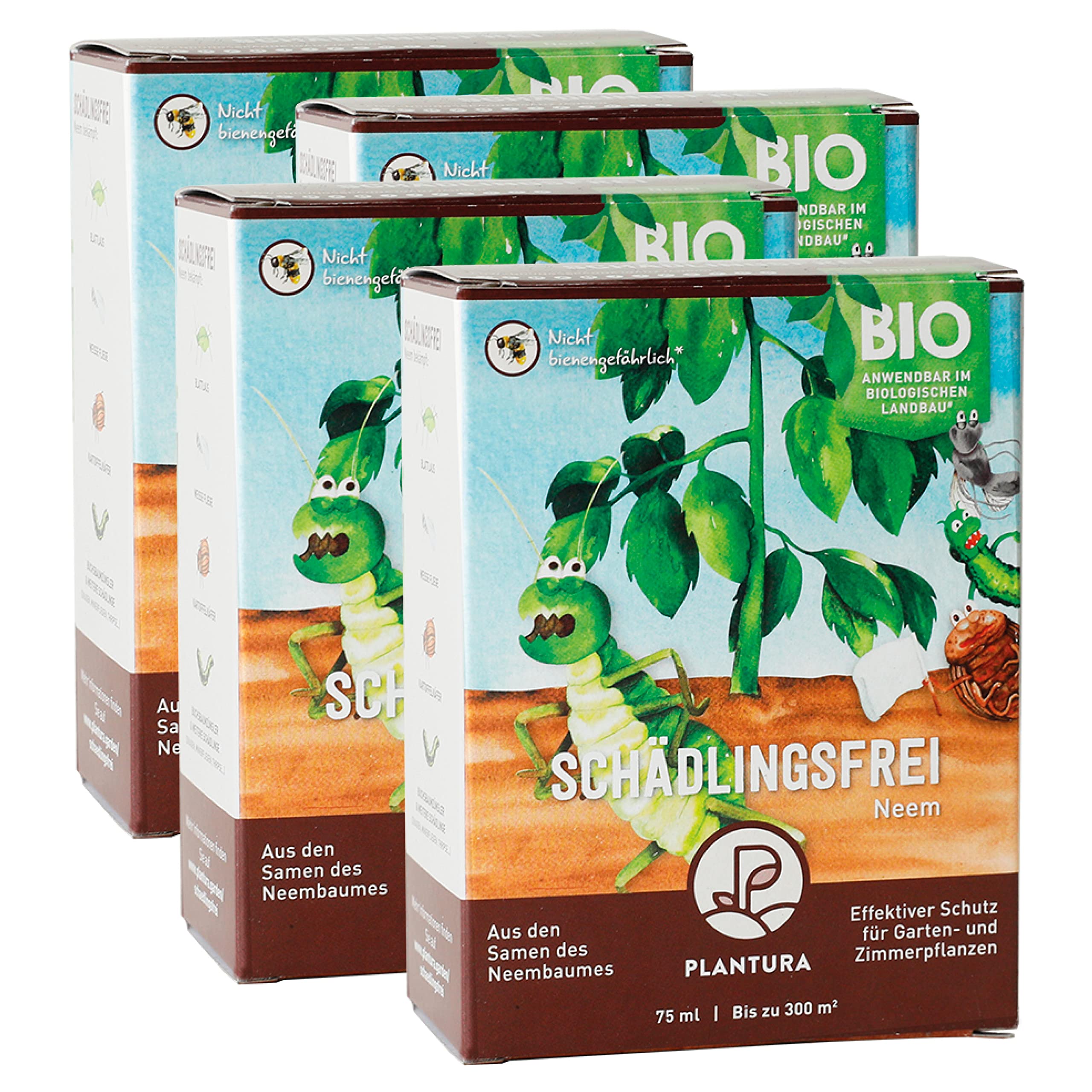 Plantura Bio-Schädlingsfrei Neem, effektive Schädlingsbekämpfung mit Neem, 300 ml
