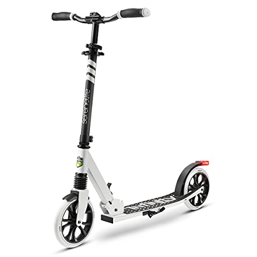 SereneLife Roller für Kinder und Erwachsene, Unisex Tretroller & Cityroller, Klappbar und Höhenverstellbar, Big Wheel Scooter bis 120kg belastbar