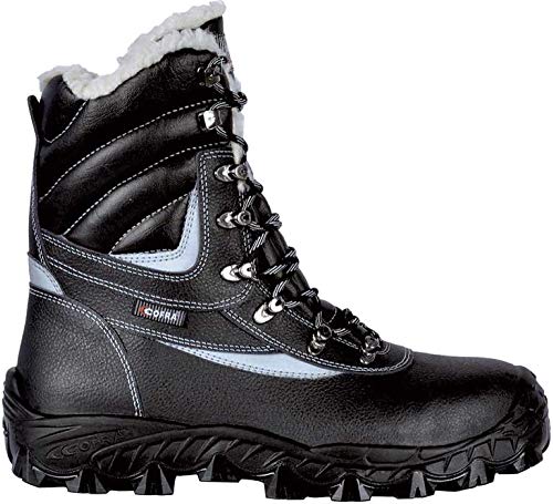 COFRA Sicherheitsstiefel New Barents S3 CI SRC Gr.43, Arbeitsschuhe und Sicherheitsschuhe Schwarz, Arbeitsschutzschuhe, Winter