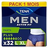 Tena Men Active Fit Pants Plus Large – Case Saver 4 Packungen von 8 (Inkontinenz Pants)...