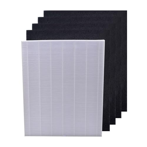 D480 Filter D4 Ersatz für Winix D480 Luftreiniger, 4 Stück, Aktivkohlefilter, Teilenummer 1712-0100-00, echter HEPA-D4-Filter, 4 Stück (1 Packung)