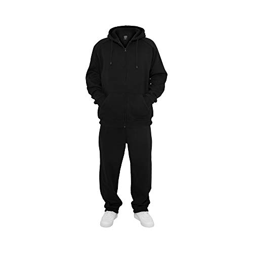 Urban Classics Herren Blank Suit Jogginganzug, Schwarz (Black 7), 3XL Große Größen EU