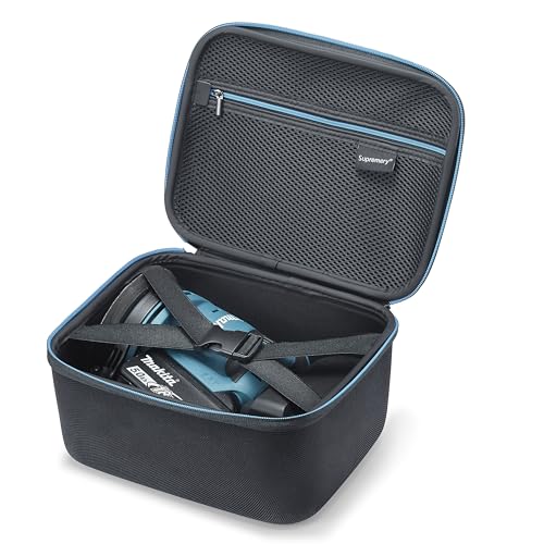 Supremery Tasche kompatibel mit Makita DBO180Z Akku-Exzenterschleifer 18V Case mit Mesh Zubehör Tasche und Handgriff