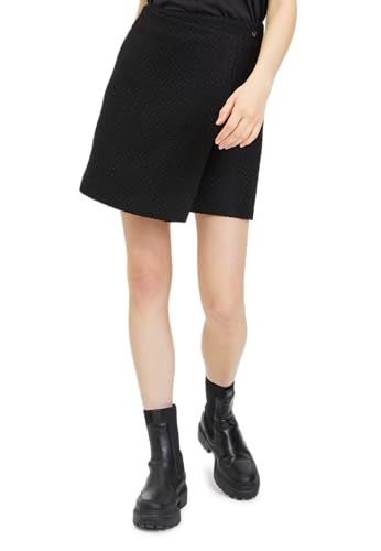 Tamaris Damen Barumini Mini Skirt, Black Beauty, 36 EU
