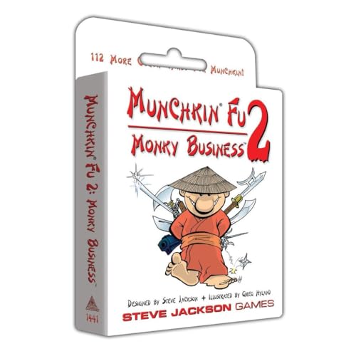 Steve Jackson Games SJG01441 Kartenspiel Munchkin Fu 2: Monky Business