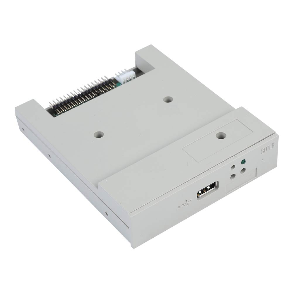 ASHATA USB Diskettenlaufwerk Emulator, SFR1M44-U 3,5 Zoll 1,44 MB USB Floppy Disk Drive,Floppy Laufwerk Emulator Simulation Diskettenlaufwerk Plug and Play für Industrielle Steuergeräte