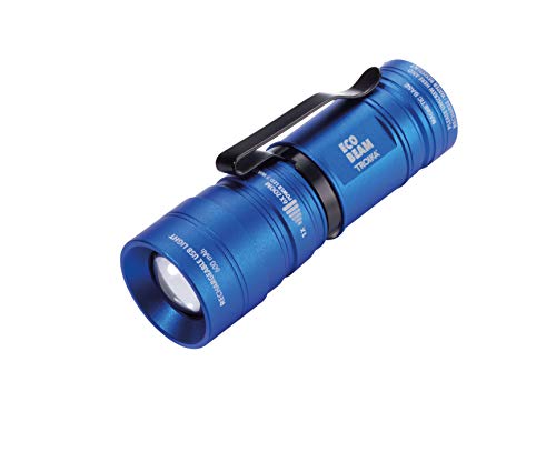 TROIKA ECO BEAM – TOR52/BL – Taschenlampe – magnetisch– weißes LED Licht – 3 Leuchtfunktionen: 2 Lichtstärken, Blinklicht, 6-fach Zoom – Magnetfunktion – TROIKA-Original