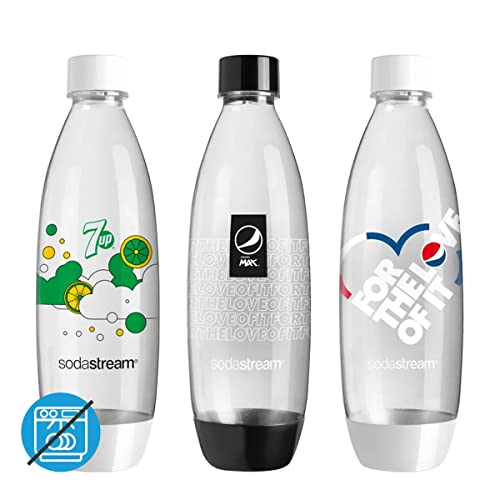 Sodastream Tripack Pepsi Wiederverwendbare PET-Flaschen 1 l
