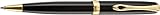 DIPLOMAT - Kugelschreiber Excellence A2 Lack schwarz vergoldet easyFlow - Schick und elegant - Lange Lebensdauer - Schwarz - 5 Jahre Garantie