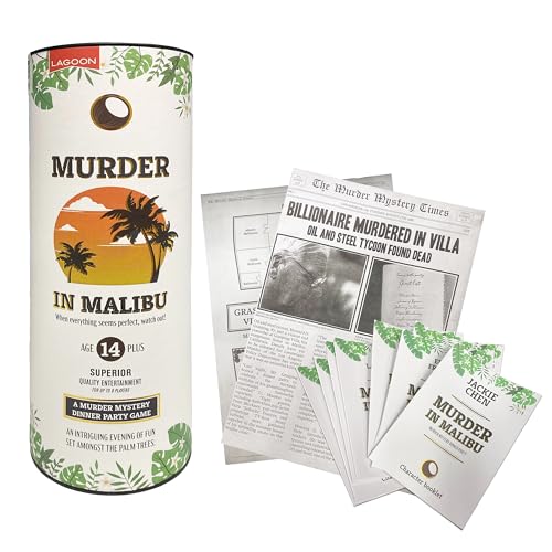 University Games Murder in Malibu Murder Mystery Game