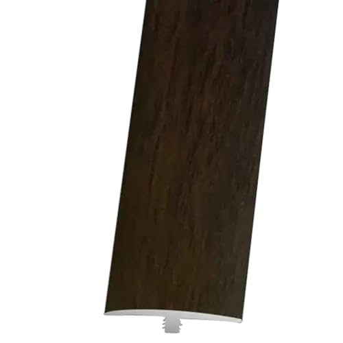 0,9 m lange Kunststoff-PVC-Holzbodenstreifen, Schwellenstreifen, T-förmige Kantenleiste, Türfugennaht, Türleiste, Kantenleiste, selbstklebend (Geel: B)