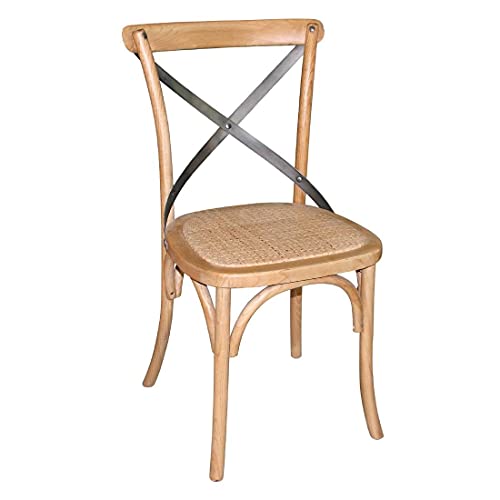Bolero gg656 Holz Esszimmer Stühle Mit Rückenlehne, natur (2 Stück)
