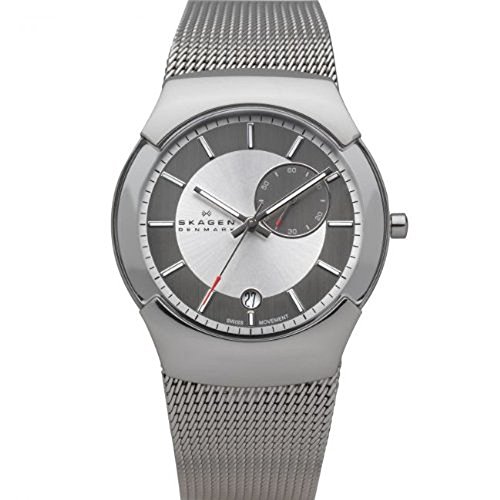 Skagen Herren-Armbanduhr XL Analog Quarz Edelstahl 983XLSSC