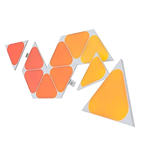 Nanoleaf Shapes Mini Triangle, modulare LED-Lichtpaneele, Erweiterung 10-teilig