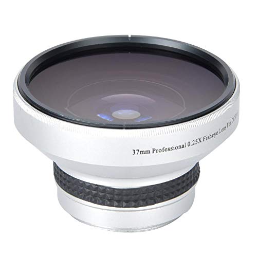 Mavis Laven 37 mm 0,25-faches Super Fisheye-Zusatzobjektiv für 37-mm-Kameraobjektive, Makroobjektiv allein mit 12,5-fachem Vergrößerungseffekt