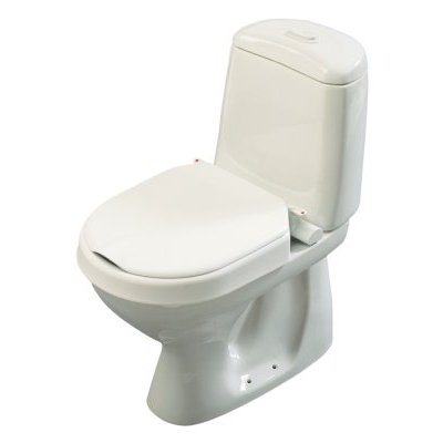 Hi-Loo Toilettensitzerhöhung fest, m. Deckel. 6cm(Etac), Toilettenhilfen
