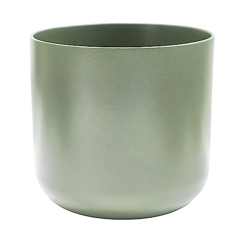 Ivyline Übertopf, Keramik, Salbei, H 20,5 cm x T 20,5 cm