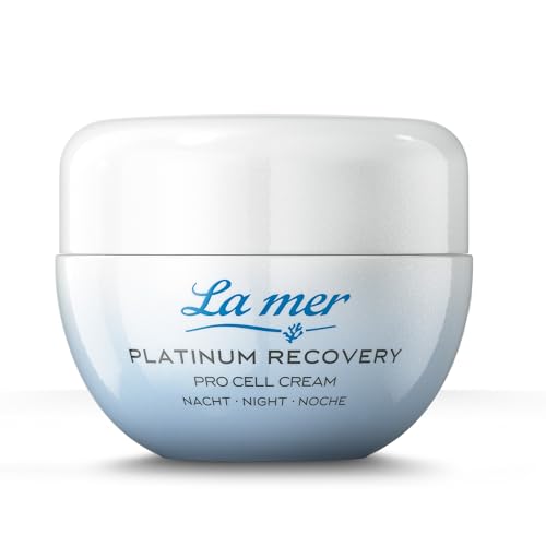 La mer Platinum Recovery Nachtcreme | Pro Cell Cream Nacht 50 ml | Regenerierende Anti-Aging Pflege mit glättenden Peptiden | Ohne unnötige Zusatzstoffe