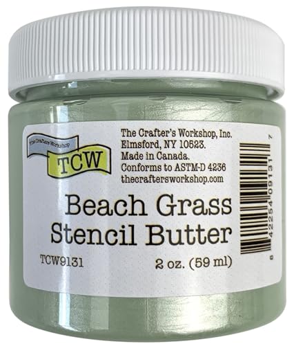 Crafter's Workshop Stencil Butter 2oz-Beach Grass TCWSB2OZ-9131