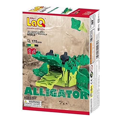 LaQ Blocks Animal World Alligator Laq003010 by LaQ USA