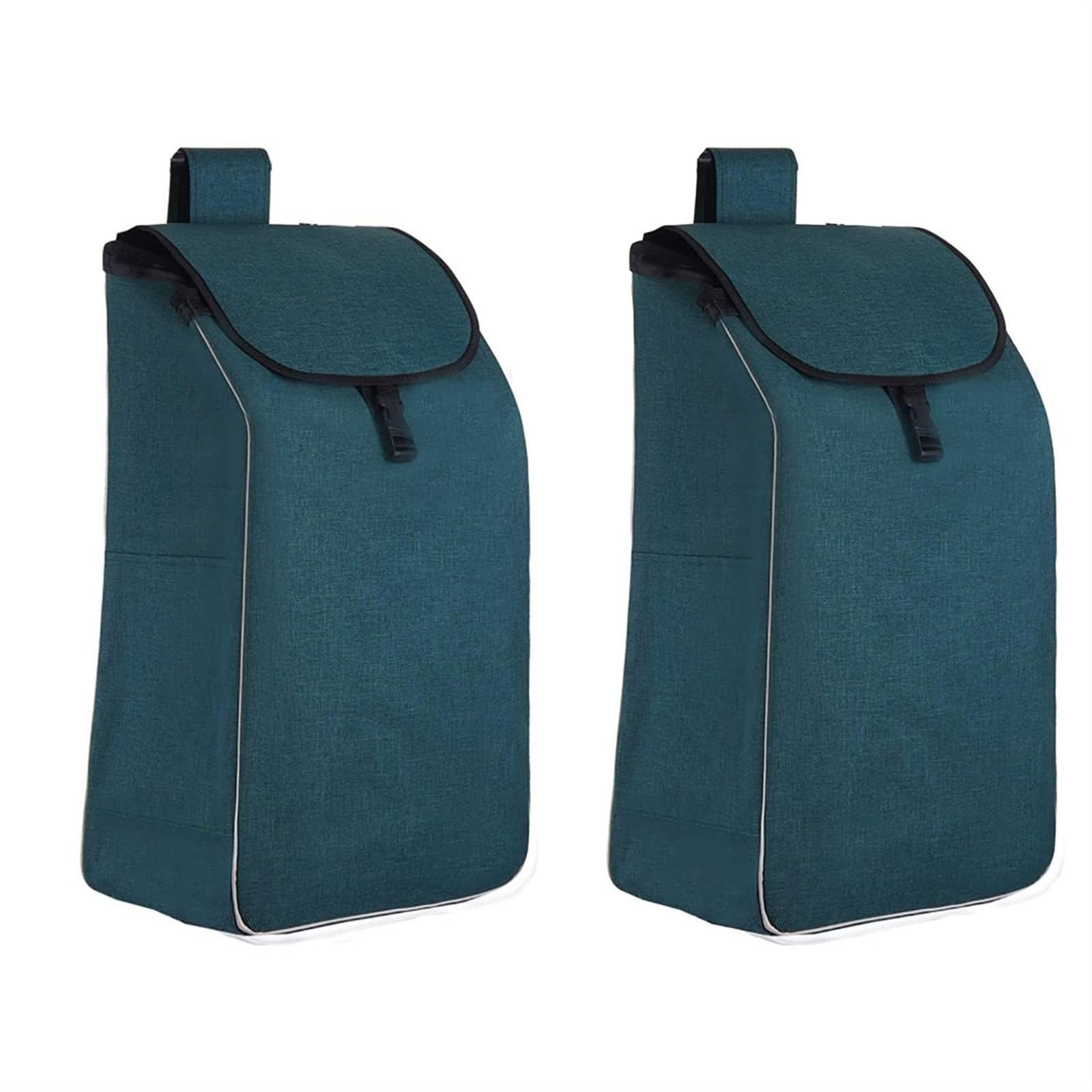 38L Einkaufswagen-Ersatztasche mit Seitentaschen - wiederverwendbare Ersatztasche, tragbare wasserdichte Oxford-Einkaufswagen-Taschen/Zusammenklappbare Aufbewahrungstasche für Einkaufswagen ( Color :