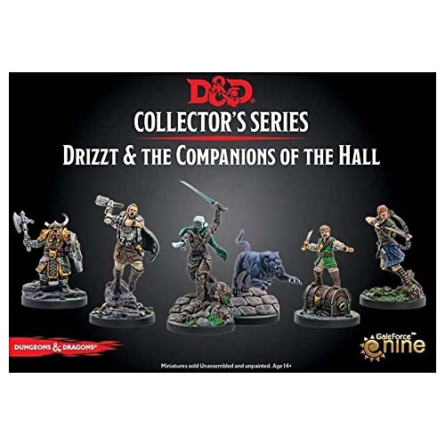 The Legend of Drizzt - Companions of The Hall- 6 Figuren