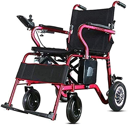 Stuhl Elektrorollstuhl für ältere Menschen mit Behinderungen vierrädriger Roller mit Sitzfaltung Leichte intelligente automatische 100 kg Last (Lithium)