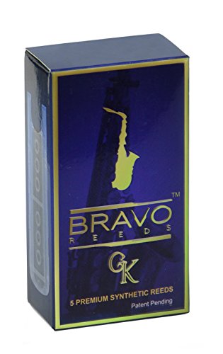 Bravo Synthetic Reeds for Alto Saxophone - Strength 2.5, Model BR-AS25