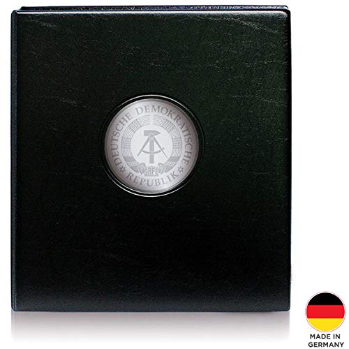 SAFE 7412 Münzen Sammelalbum Premium DDR 20 Mark | Münzsammelalbum + 4 Münzhüllen Nr. 7292 + 4 Vordruckblätter 20 Mark von Marx bis Engels